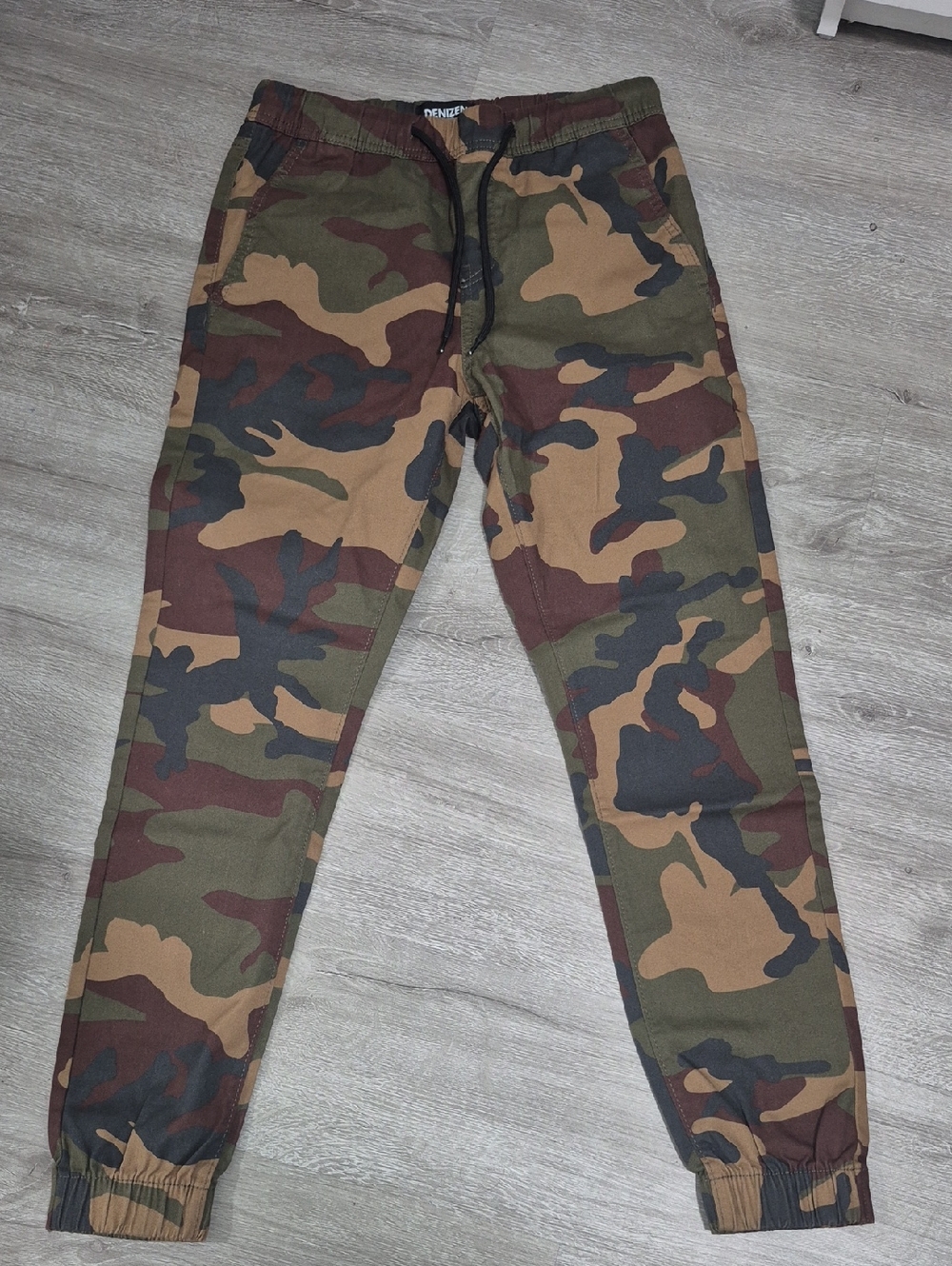 Levi's Boys Camouflage Joggers - Green Brown Black